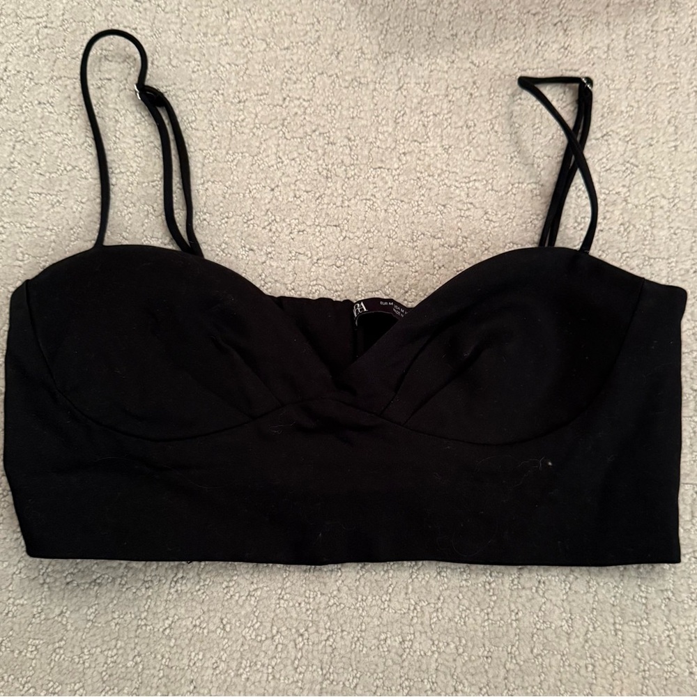 Zara Classic Black Blouse